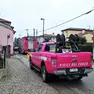 L’intervento dei vigili del fuoco ieri in via Postumia di Ponente