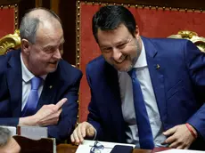 Roberto Calderoli e Matteo Salvini
