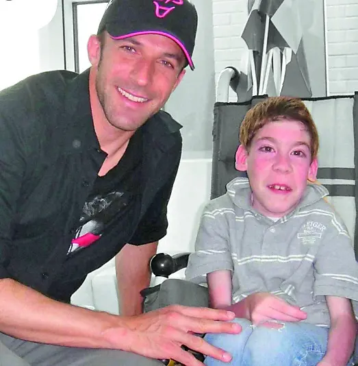 L’incontro più emozionante per Alessandro: quello con Alex Del Piero