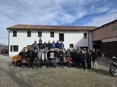 I volontari che hanno partecipato alla giornata ecologica di Santa Giustina in Colle