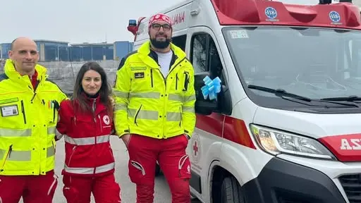 I soccorritori della Croce Rossa di Padova