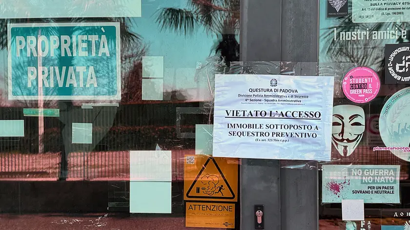 La discoteca chiusa a Sant'Angelo di Piove di Sacco