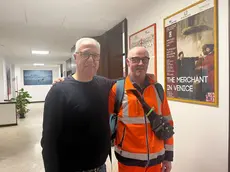 Nicola Boscoletto, uno dei fondatori della cooperativa, e Maurizio Donato, lavoratore che si occupa del verde