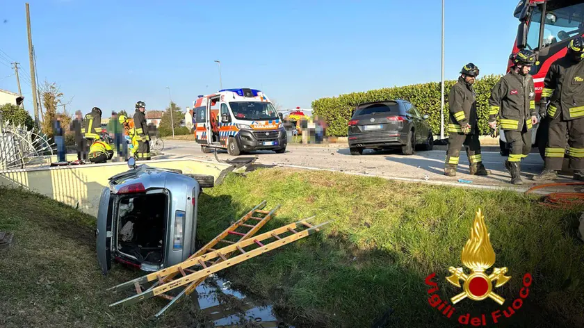 L'incidente a Sant'Andrea di Campodarsego