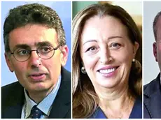 Da sinistra Antonio Parbonetti, Daniela Mapelli e Gaudenzio Meneghesso