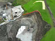 Lo squarcio che si è aperto a Socrepes nel mese di agosto dell’anno scorso