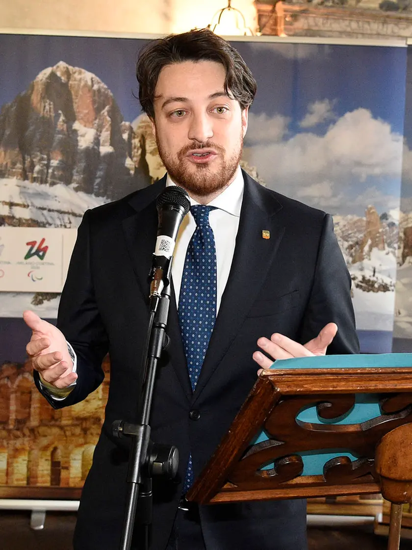 Il governatore Alberto Stefani