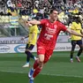 L'esultanza del Padova dopo la vittoria sul Modena