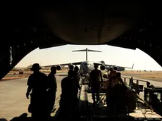 Militari nella base di Ali Al Salem