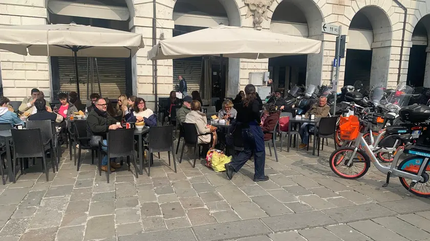 Il nuovo bar in piazza delle Erbe a Padova