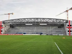 La curva sud dello stadio Euganeo