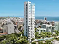 La torre in costruzione a Jesolo
