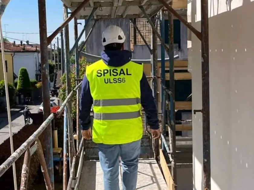 Operaio morto sul lavoro a Saonara: qui un sopralluogo dello Spisal