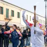 Il passaggio della fiamma paralimpica a Monselice