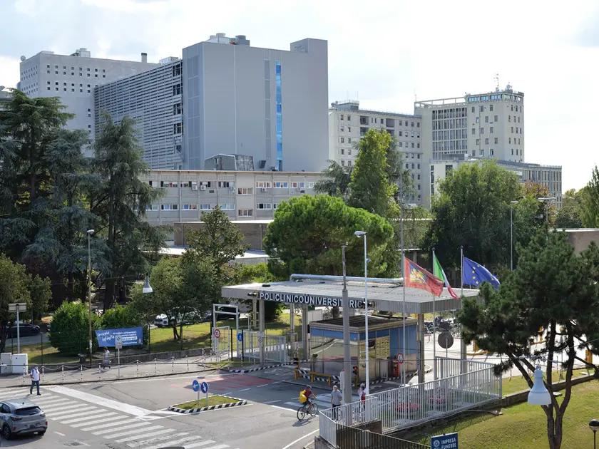 L’ingresso principale dell’Azienda ospedaliera di Padova