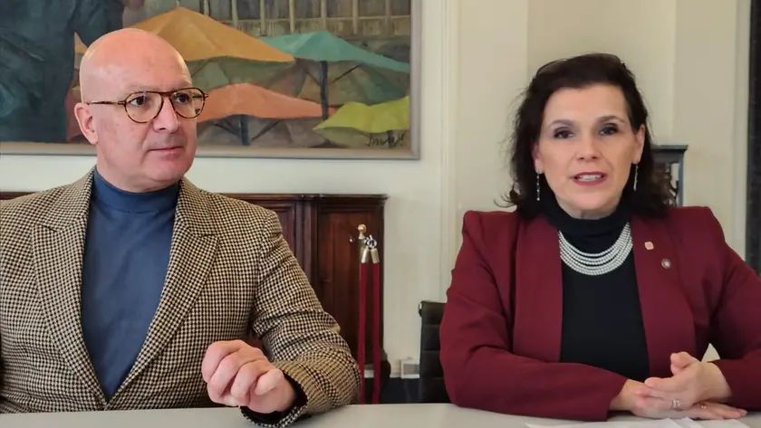 Il consigliere provinciale Vincenzo Gottardo e la presidente di Appe Federica Luni