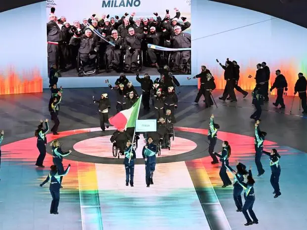 Cerimonia di apertura paralimpiadi a Verona