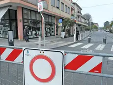 L'area pedonalizzata a Montegrotto Terme