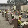 Il cimitero di Pianiga dove è avvenuto il furto di rame