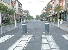L’imbocco di viale Stazione