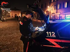 Un controllo dei carabinieri al Portello a Padova