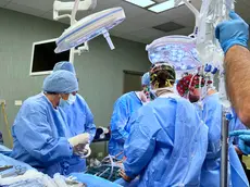 Una fase dell'operazione