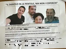 Il volantino con le accuse