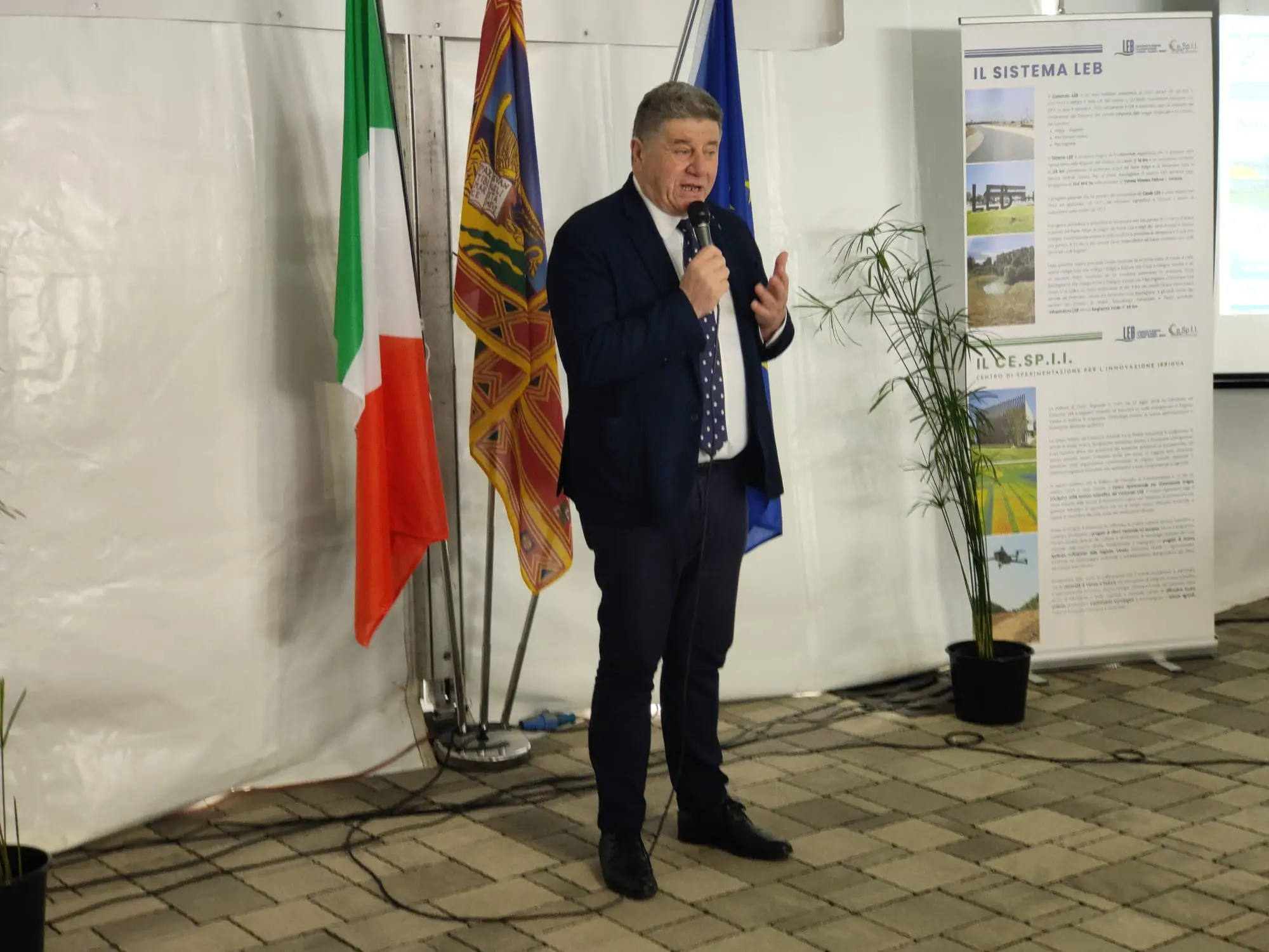 Il presidente Ferraresso