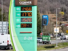 Alcuni distributori di benzina in Slovenia (foto Daniele Tibaldi)