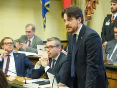 Il presidente della Regione Veneto Alberto Stefani