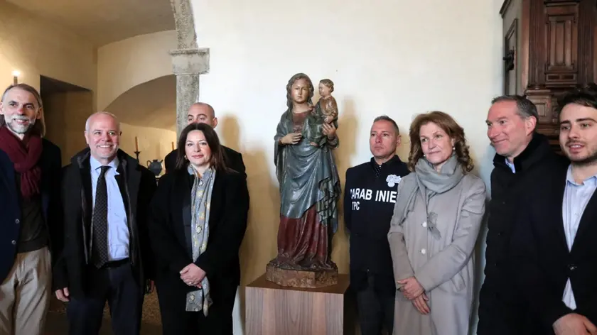 Restituita al Castello di Monselice la “Madonna con il Bambino”
