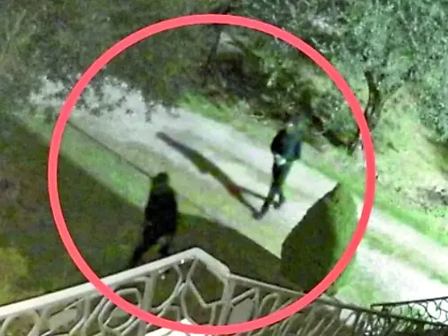 I malviventi ripresi dalle telecamere ad Abano