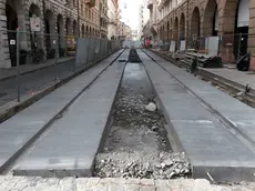 Cantieri del tram in centro a Padova