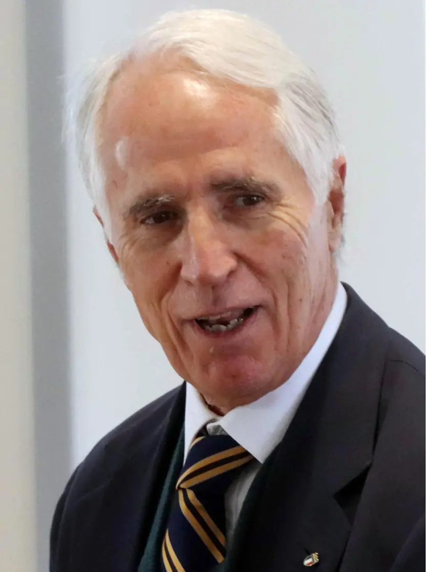 L'ex presidente del Coni Giovanni Malago' e il presidente della Lega Nazionale Dilettanti Giancarlo Abete