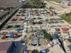 Il cantiere Union Lido Terme a Montegrotto