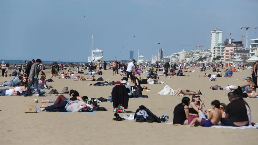 Litorale veneto affollato nel weekend di Pasqua