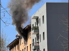 Il fumo dopo l'esplosione