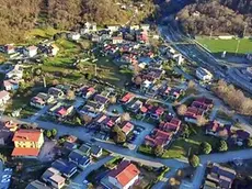 L’area di Venzone sulla quale sorse il Villaggio Canada dopo il terremoto del 1976