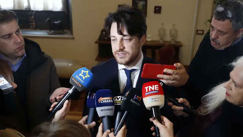 Il presidente Alberto Stefani