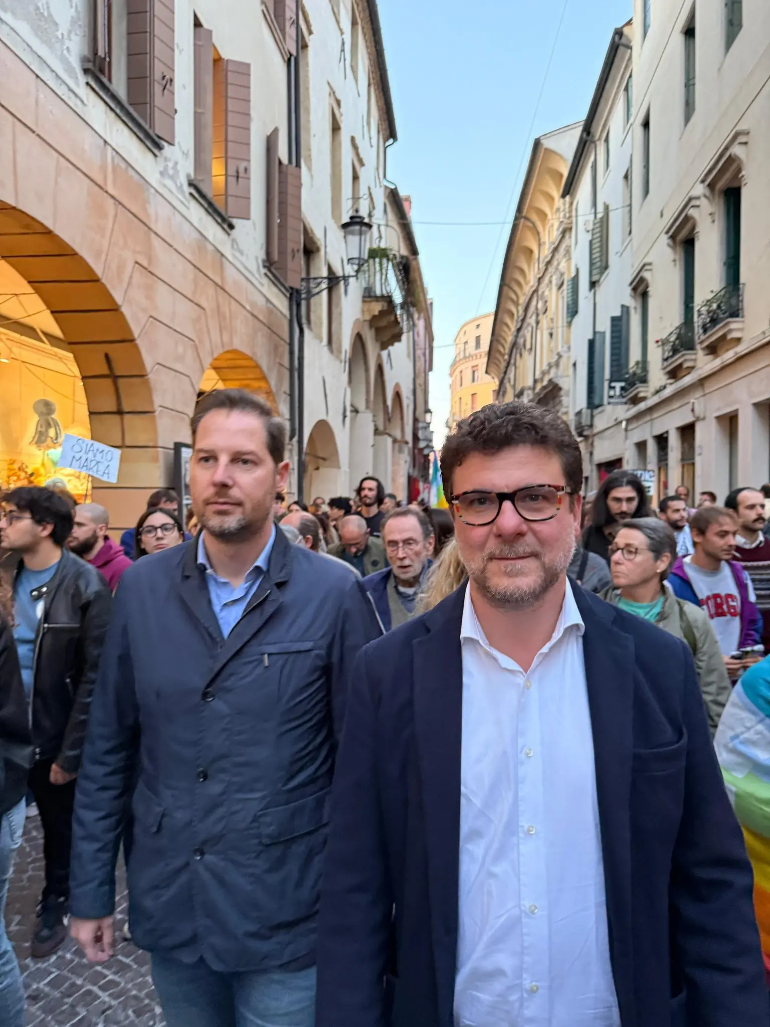 Il vicesindaco Antonio Bressa e il suo predecessore Andrea Micalizzi, ora consigliere regionale