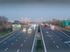 Il bivio tra A4 e A57 a Dolo