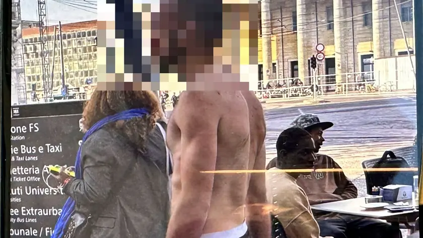 L'uomo che ha seminato il panico in zona stazione a Padova