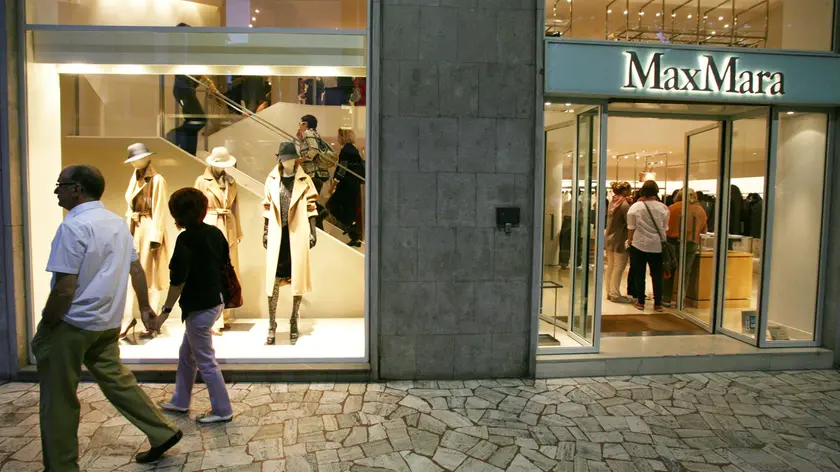 Il negozio Max Mara di via Gorizia a Padova dove è avvento il furto