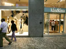 Il negozio Max Mara di via Gorizia a Padova dove è avvento il furto