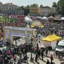 La festa in Prato della Valle per la Padova marathon
