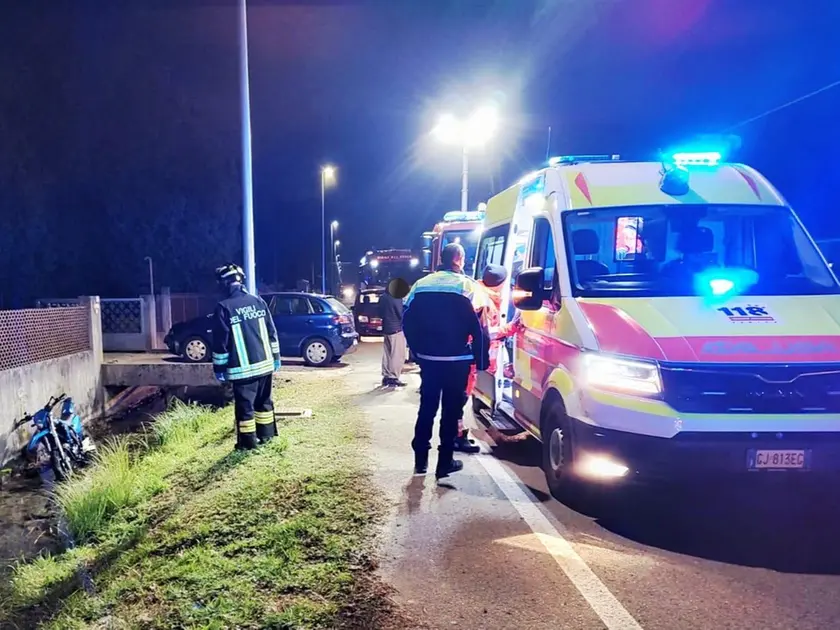 Un incidente con una moto coinvolta (Foto di archivio)