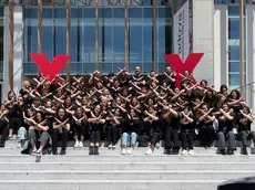 La squadra di TEDxPadova davanti al Centro Congressi in occasione dell'edizione 2025