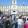 Una delle precedenti edizioni del primo maggio in piazza dei Signori