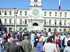 Una delle precedenti edizioni del primo maggio in piazza dei Signori