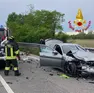 Il luogo dell'incidente a Fontaniva